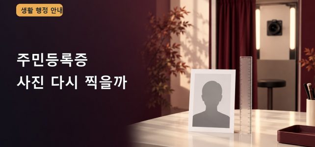주민등록증 재발급 사진을 다시 찍어야 할 때 확인할 기준 주민등록증 재발급 사진을 다시 찍어야 할 때 확인할 기준